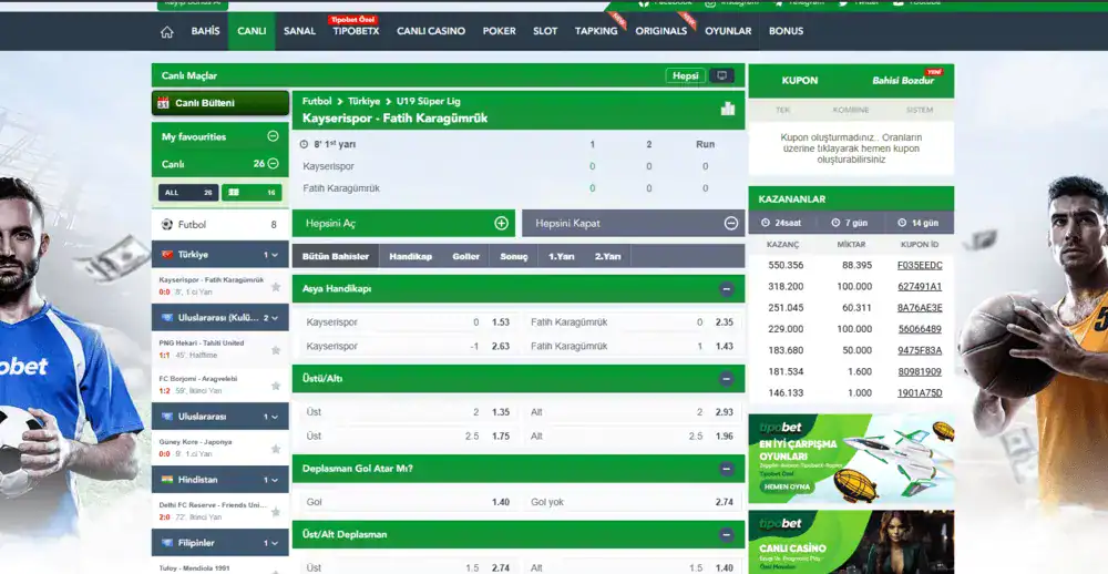 Tipobet canli bahis
