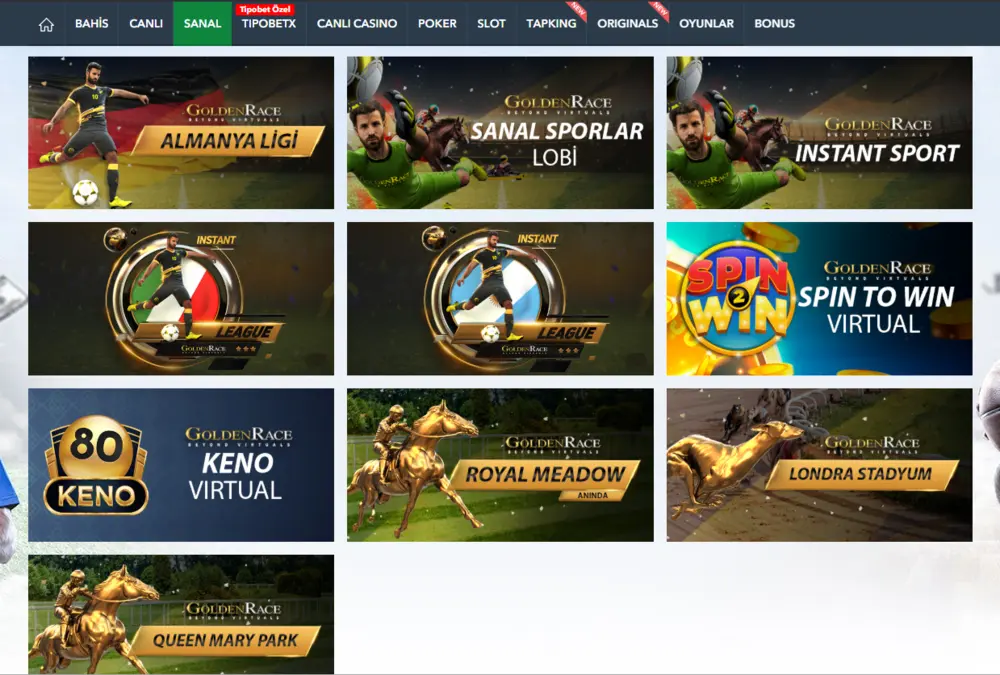 Genişletilmiş sanal sporlar: Golden Race ligleri ve özel oyunlar